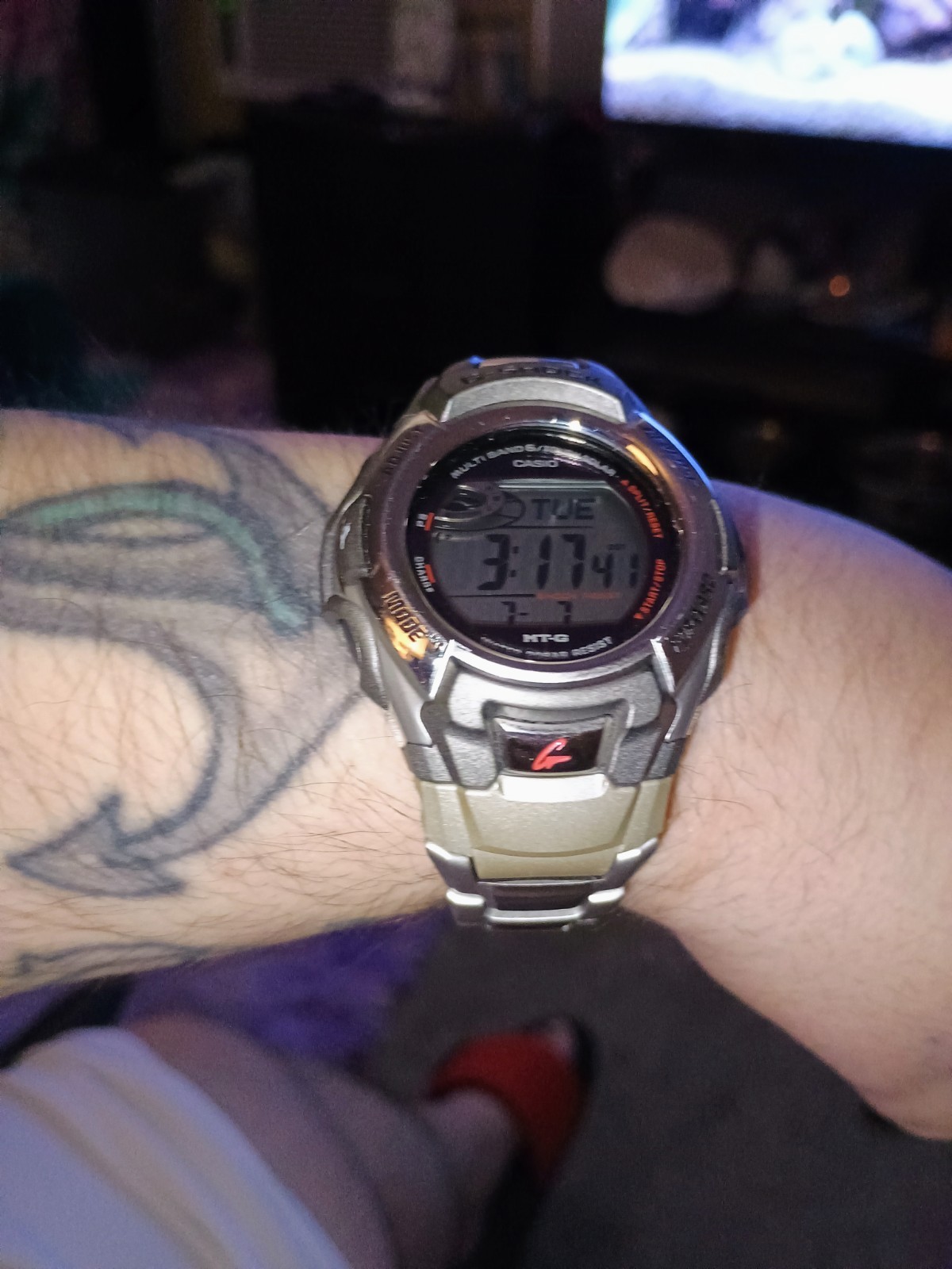 Casio Men’s G-Shock MTGM900DA-8CR Tough Solar Atomic Stainless Steel Sport Watch