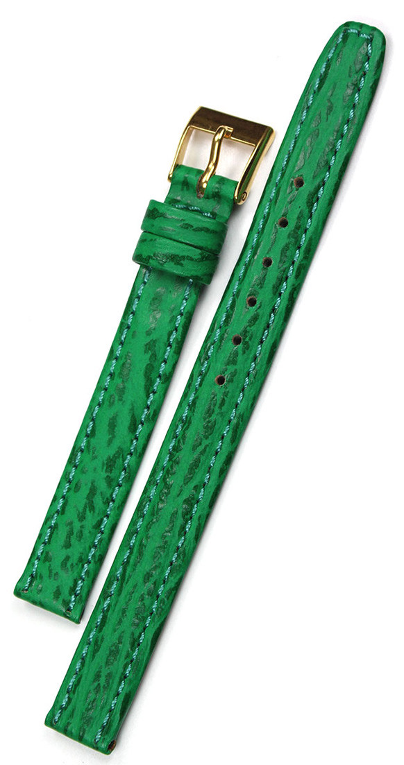 10mm Real Shark leather Band made Germany Graf Green Watch Strap