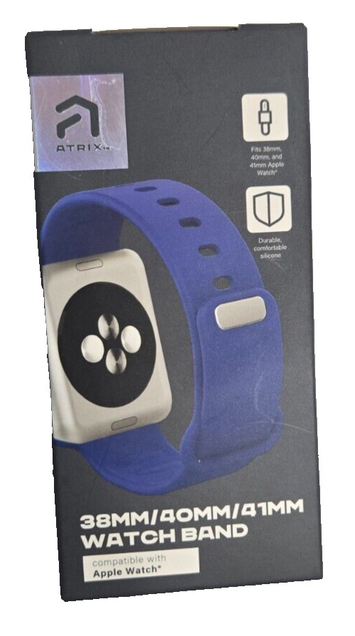 Atrix Adjustable Blue Watch⌚️Band Replacement For Apple Watch 38mm 40mm 41mm