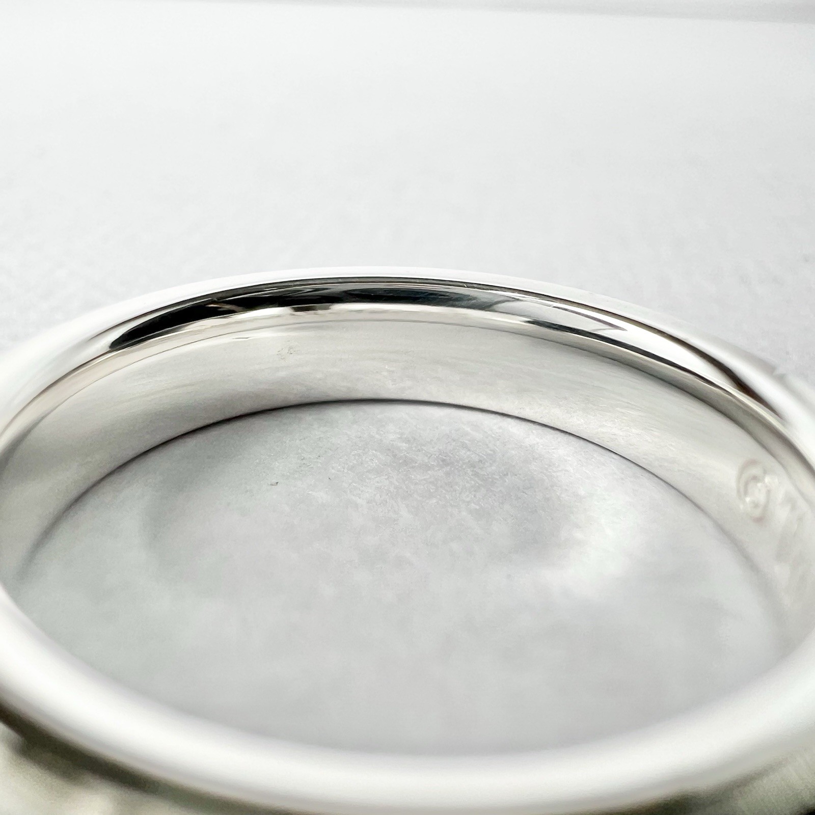 Tiffany & Co. 1837 Narrow Ring US 4.25 – 4.5 Sterling Silver 925 DWQ585
