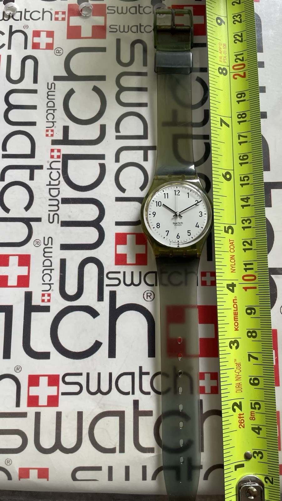 Swatch Grey GM132 1996 Standard Gents 34mm Vintage