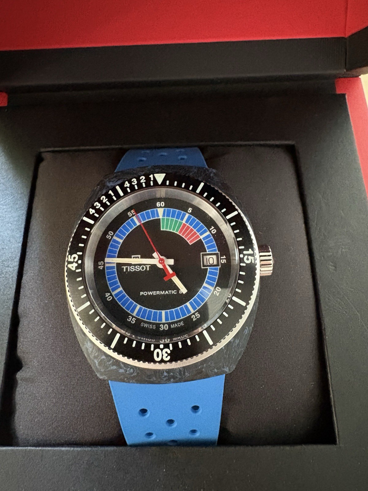 Tissot Men’s Sideral S Powermatic 80 Automatic Watch Blue T145.407.97.05701