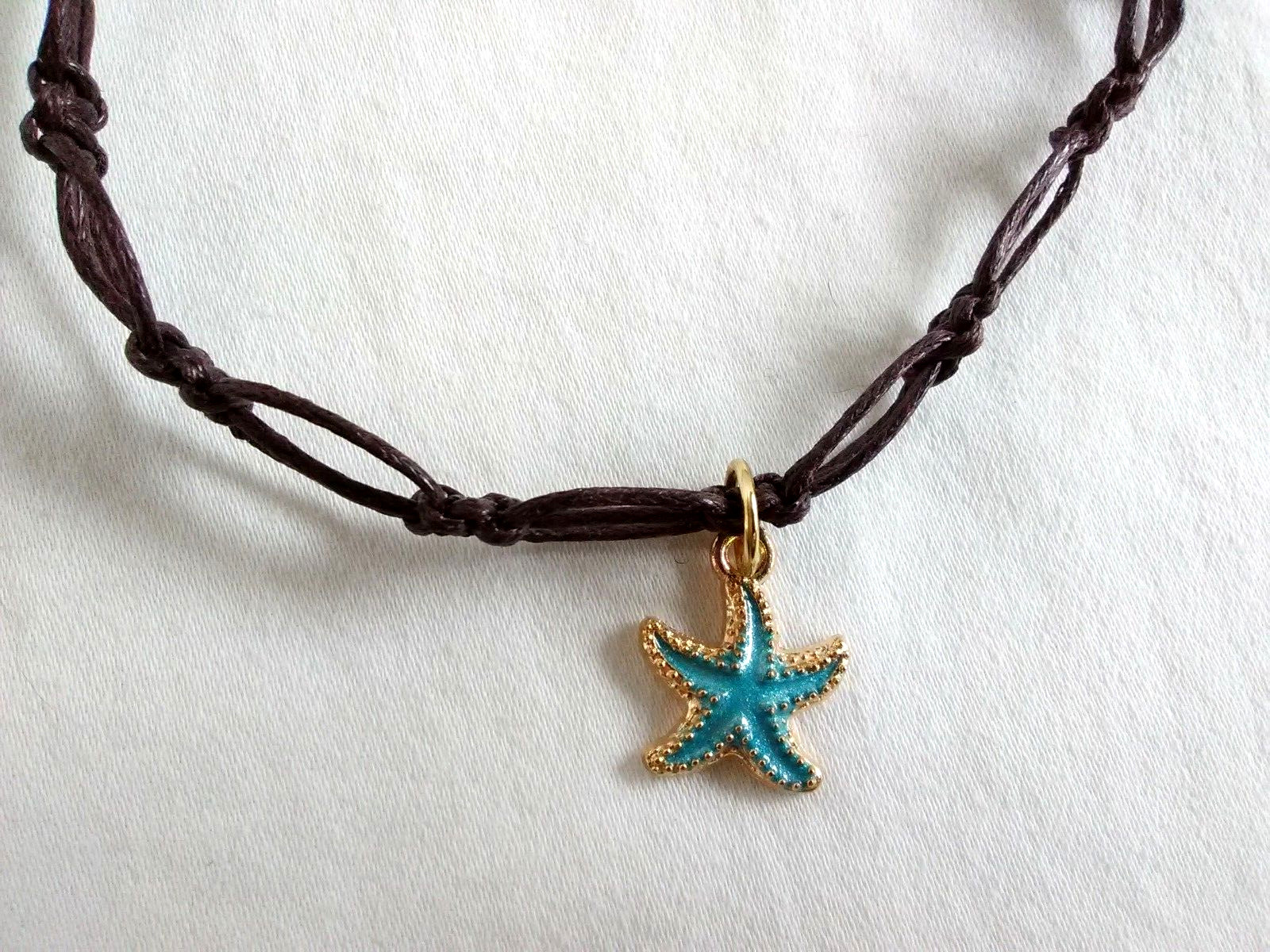Anklet Natural Macrame Braided Hemp Brown Unisex 9-12″ US Seller New