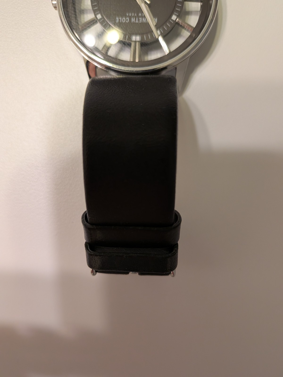 Kenneth Cole Unisex KC14994001 Transparent , See-Thru Silver White Dial Watch