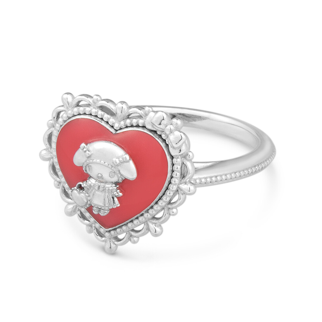 Presale Sanrio My Melody Heart Ring Silver Japan Limited Cosplay