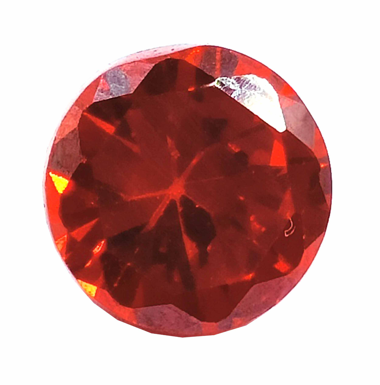 Splendid Stone Round Cut 4.55 Ct Natural Orange Sapphire Ceylon Gemstone Ak