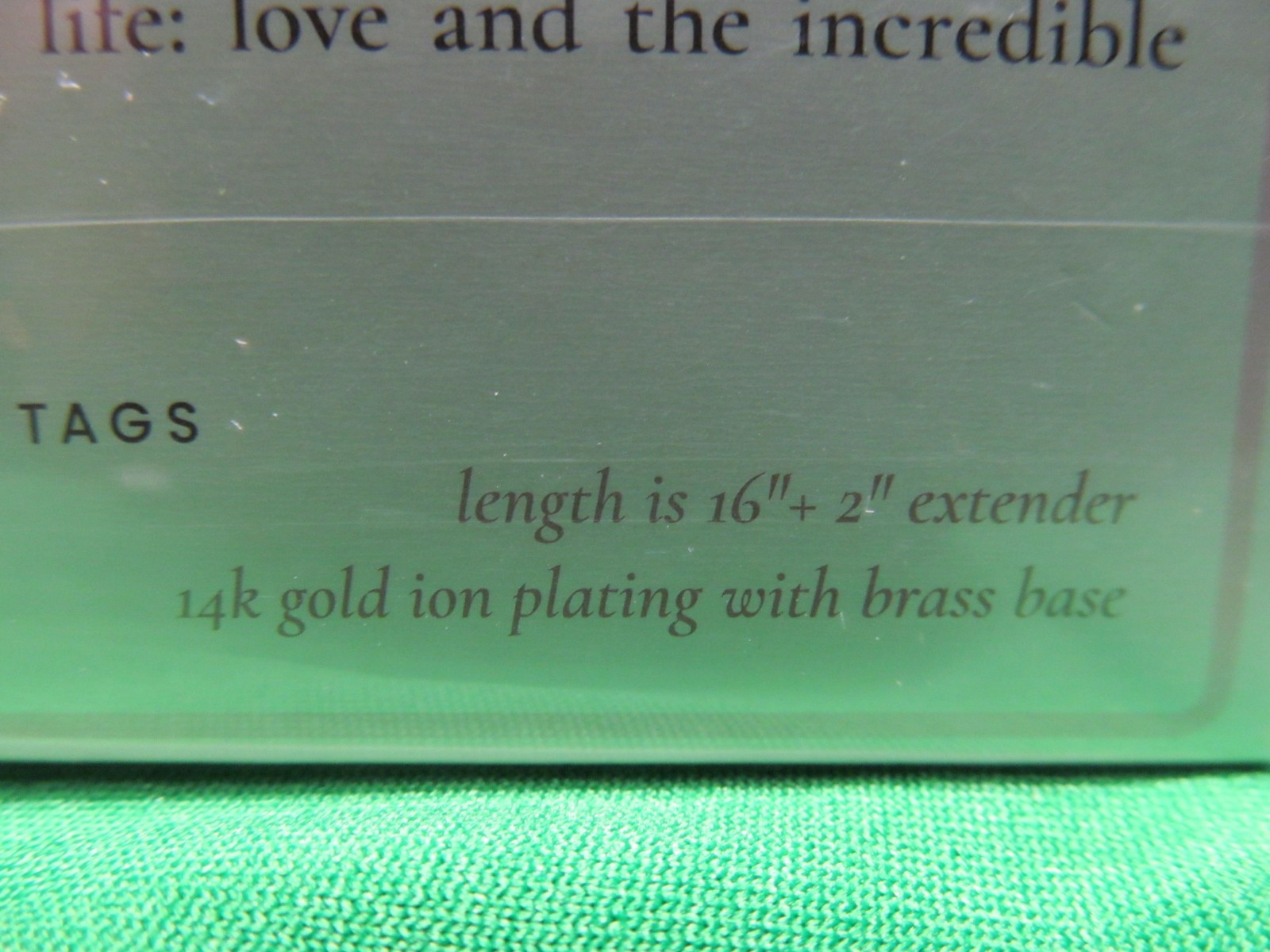 Tiny Tags DAISY BRACELET 6.5″ W/ 1.5″ Extender 14K GOLD ION Plate Over Brass
