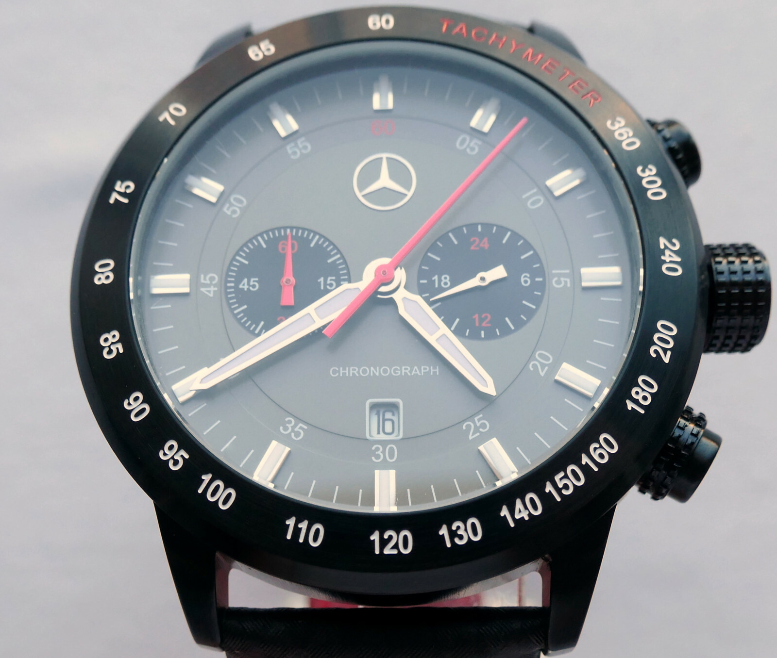 Mercedes Benz Motorsport AMG DTM Racing Car Accessory Sport Chronograph Watch
