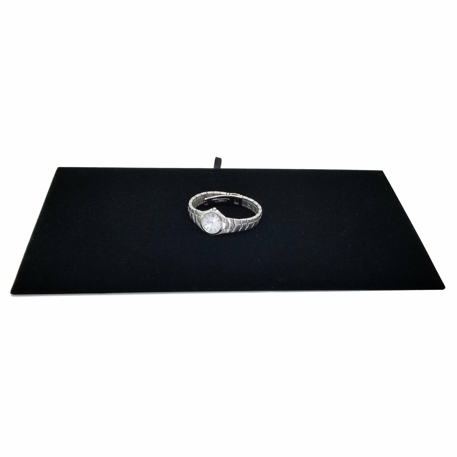 Black Velvet Flat Pad Jewelry Display Pads Tray Liner Pad Insert 14 1/8 x 7 5/8″