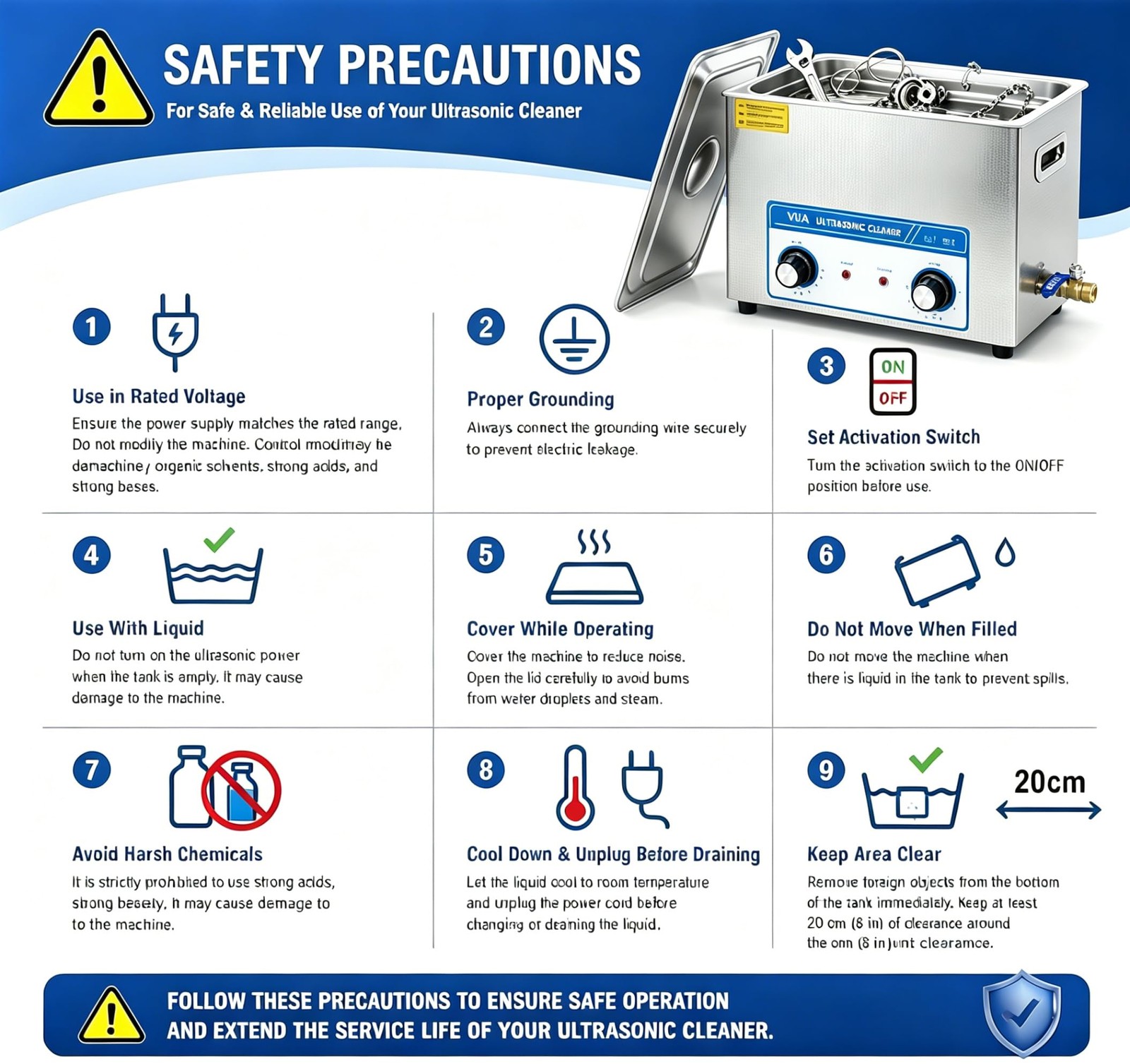 15L Ultrasonic Cleaner Machine with Heater, Professional Industrial Ultrasoni…