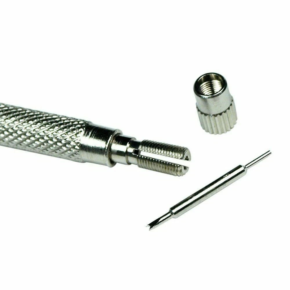 Watch Repair Spring Bar Tool Steel Link Remover Pin Pusher with Spare Tips