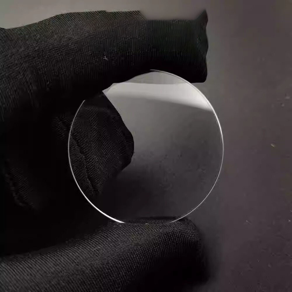 1.0mm-3.0mm Thick Flat Sapphire Watch Crystal Watch Glass 20mm-45mm High Quality