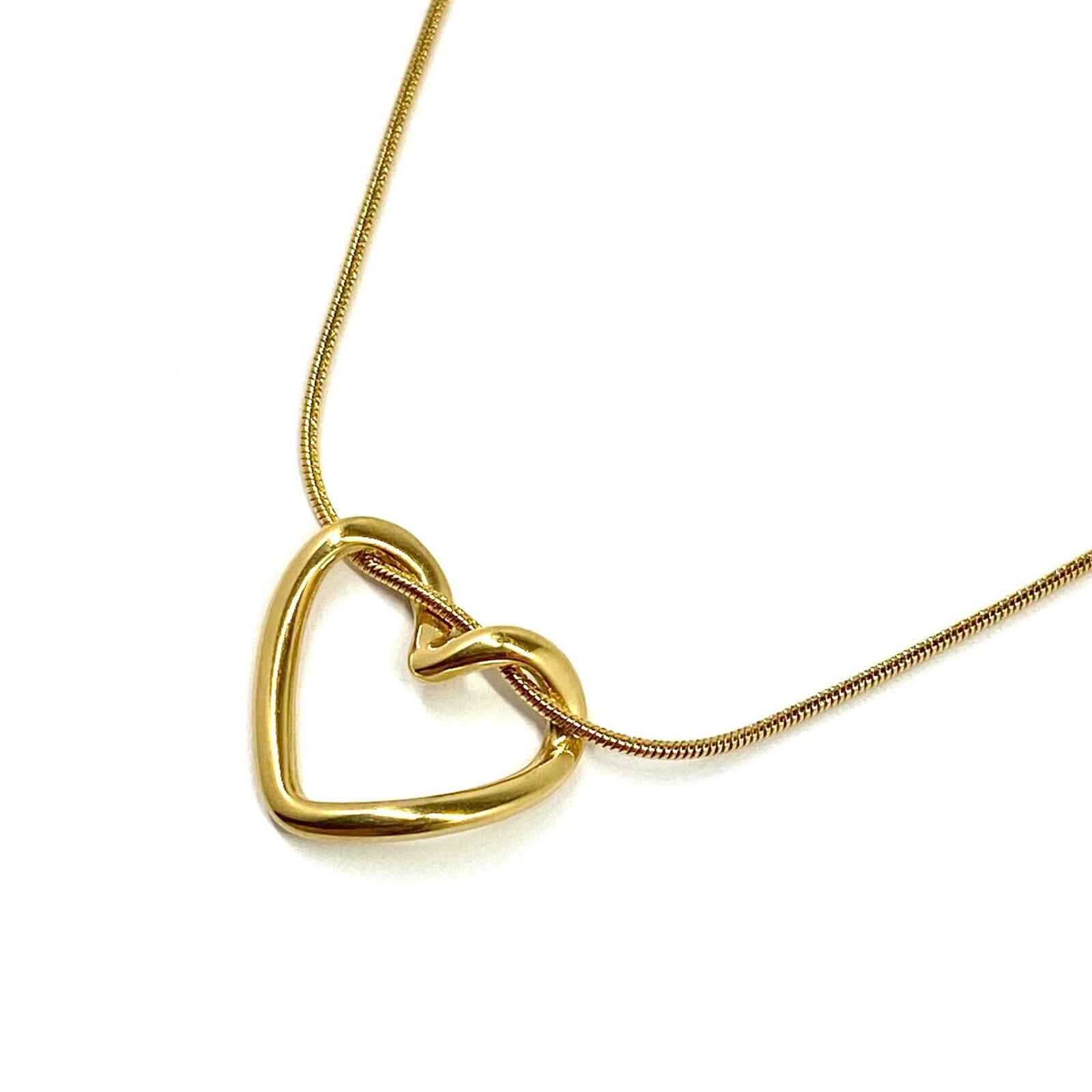 Elegant Hollow Heart 18k Gold Plated Adjustable Woman’s Necklace Holiday Gift