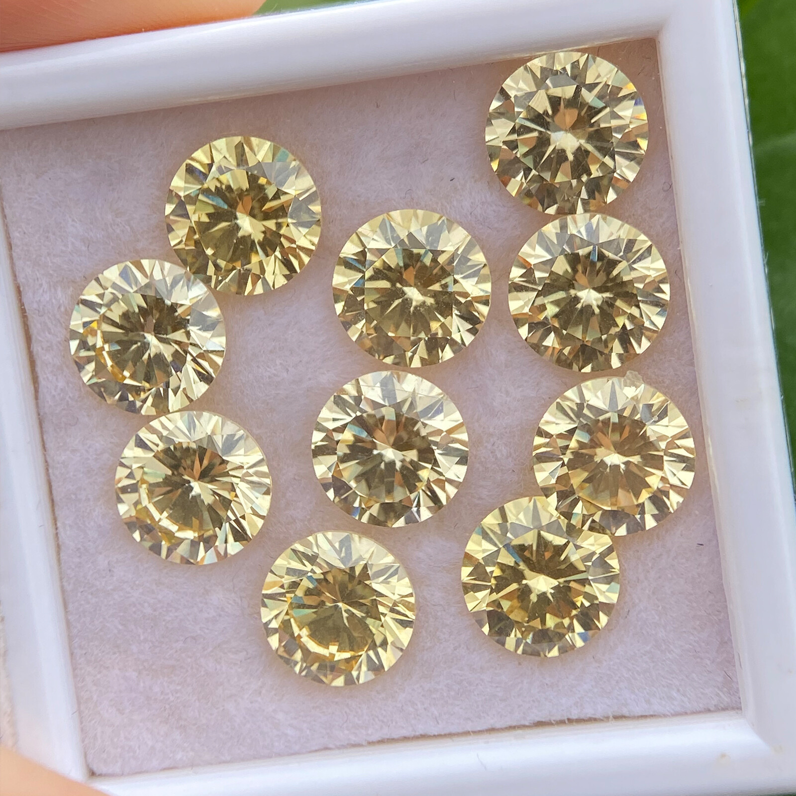 3mm~15mm Round Multicolor Loose Cubic Zirconia 5A CZ Stone Gemstone for Jewelry