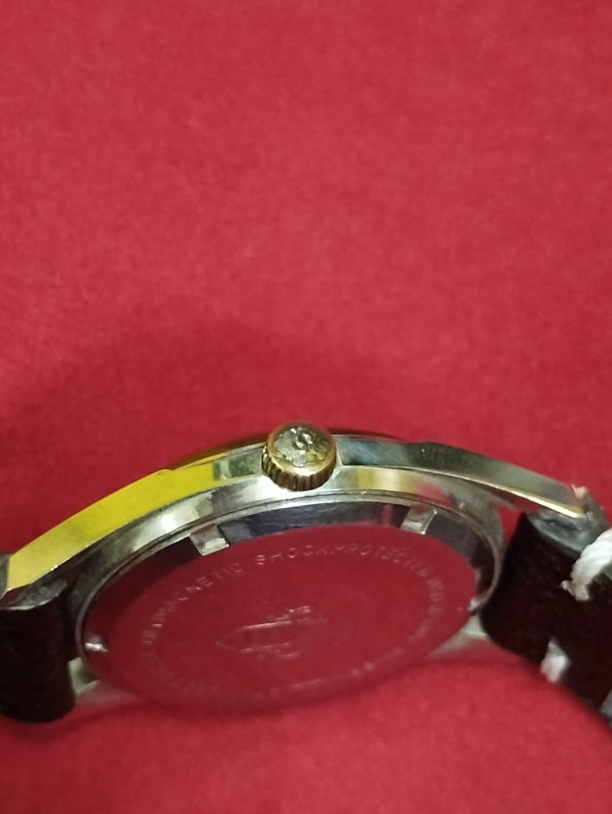 Vintage Henri Sandoz 17 j original men swiss working wrist watch.047 rare