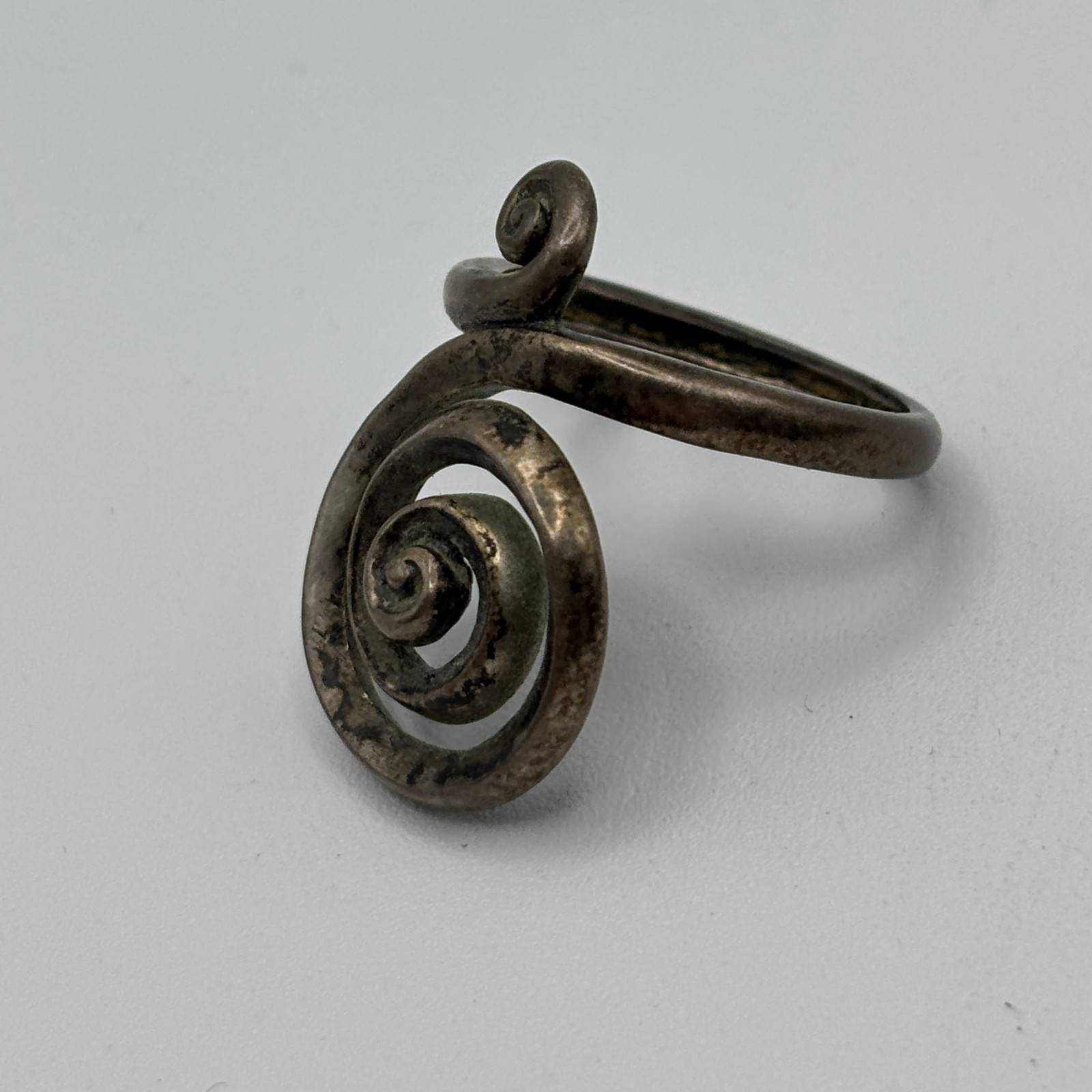 Sterling Silver Museum Reproduction Celtic Spiral Ring (Size 6) Signed MMA CMA