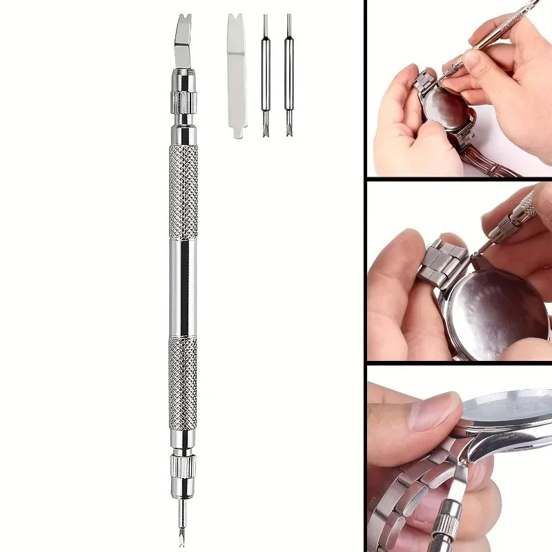Metal Watch Prying Tool Back Cover Opener Strap Replacement Band Link Pins Remov