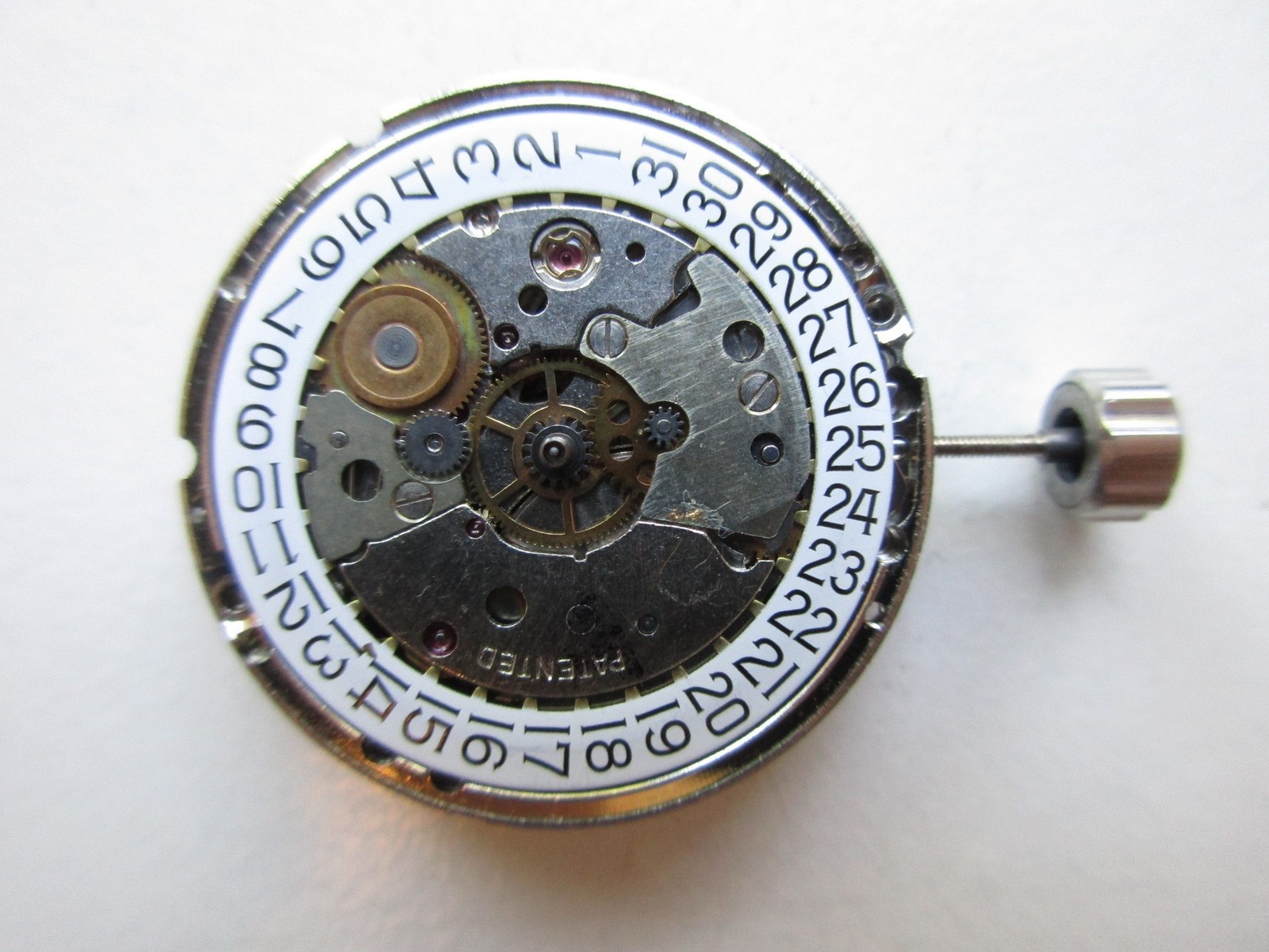 ETA cal. 2782 Swiss 25 jewels automatic watch movement – date at 3 – running