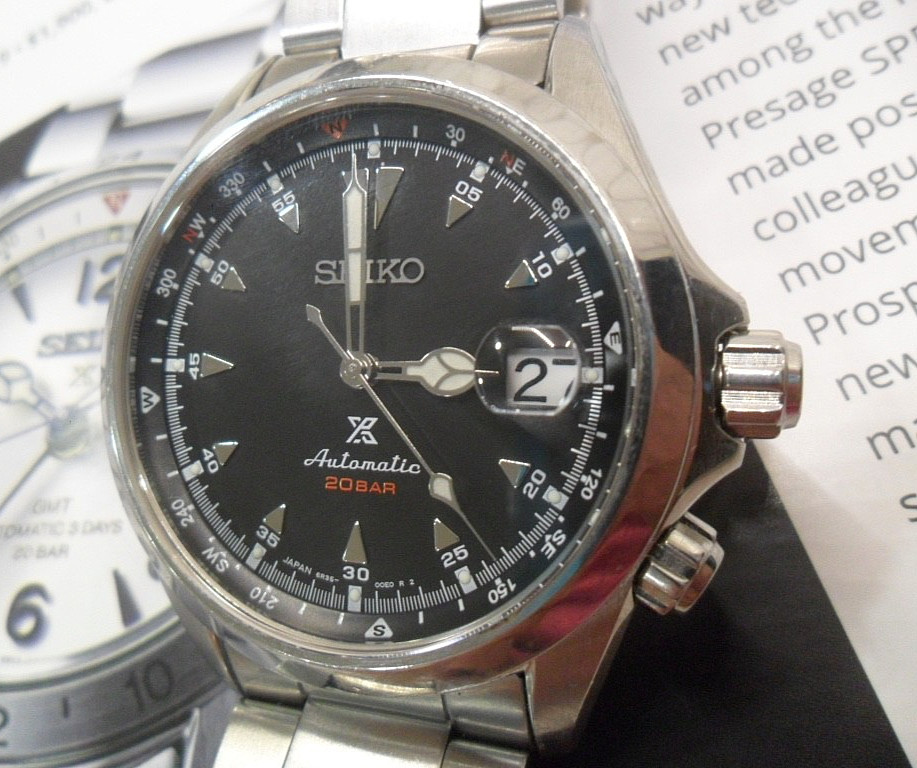 S/S Men’s Seiko Prospex X Alpinist 200M Diver Automatic 24 Jewel Watch SPB117