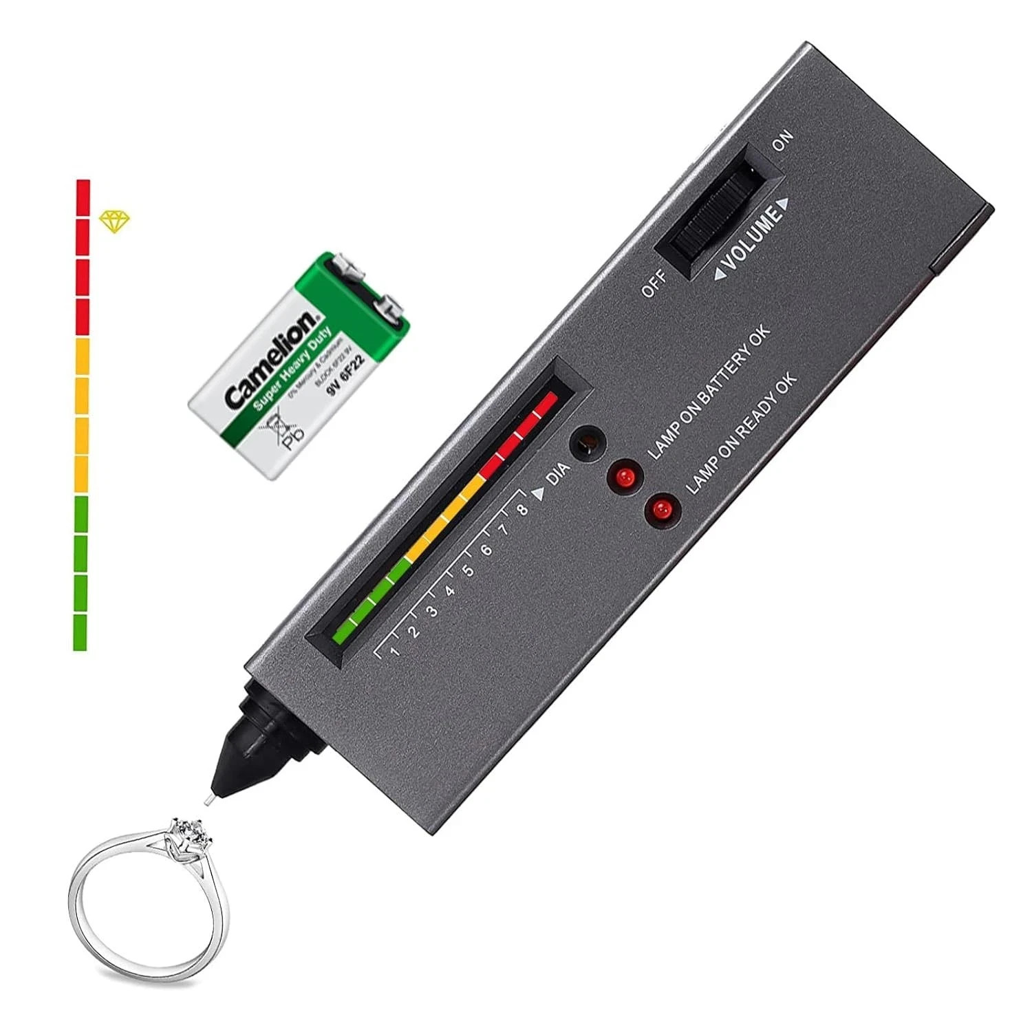 HMKIS Diamond Tester, Jewelry Diamond Tester, Thermal Conductivity Meter, Can_t