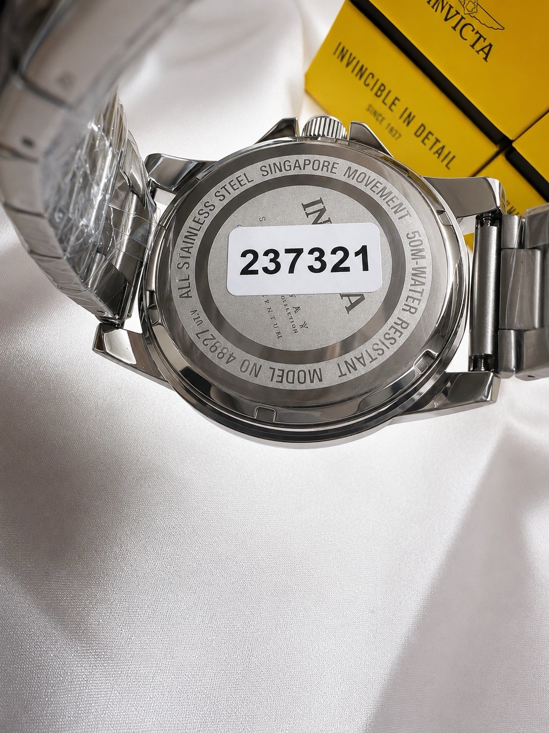 Invicta Speedway Valor 48927 Men’s Quartz Stainless Steel Watch New w/ Tag