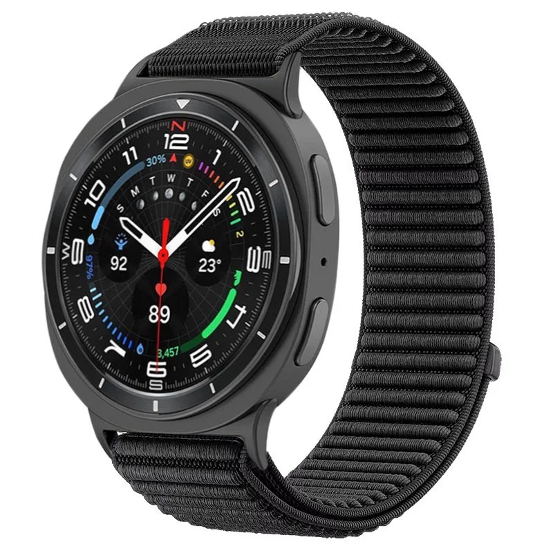 For Samsung Galaxy Watch 8 Classic/Watch 8 Soft Nylon Adjustable Strap Band