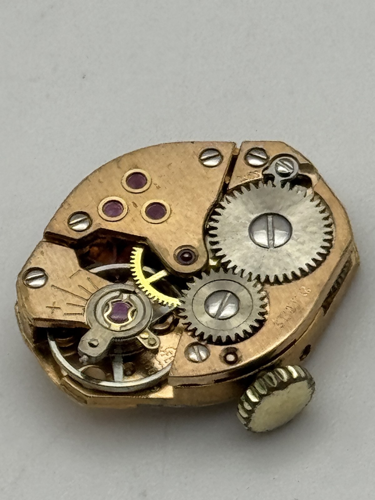 FEF 6660 Watch Movement Talis Manual Wind Vintage Swiss Parts Repair 15mm