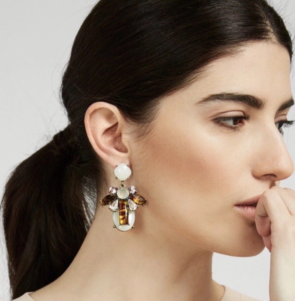 Baublebar Bliss Drop Earrings Antique Gold