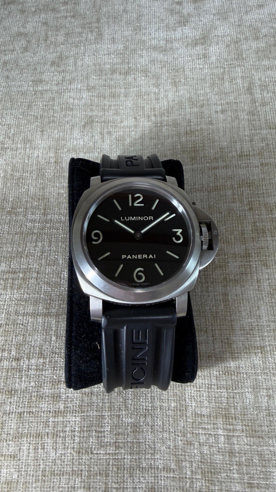 Panerai PAM176 Titanium 44mm Luminor Men’s Black Watch PAM00176 Complete Set