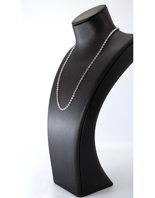 Fine silver chain 925 short necklace ladies 38 cm