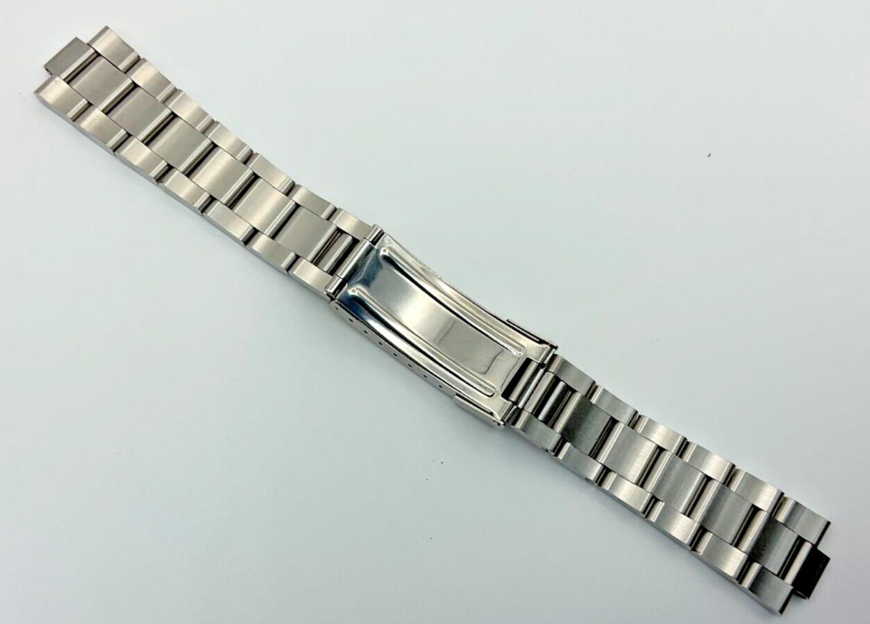 SOLID 20MM S/S OYSTER BAND BRACELET FOR 40MM ROLEX EXPLORER II 16570FLIP LOCK
