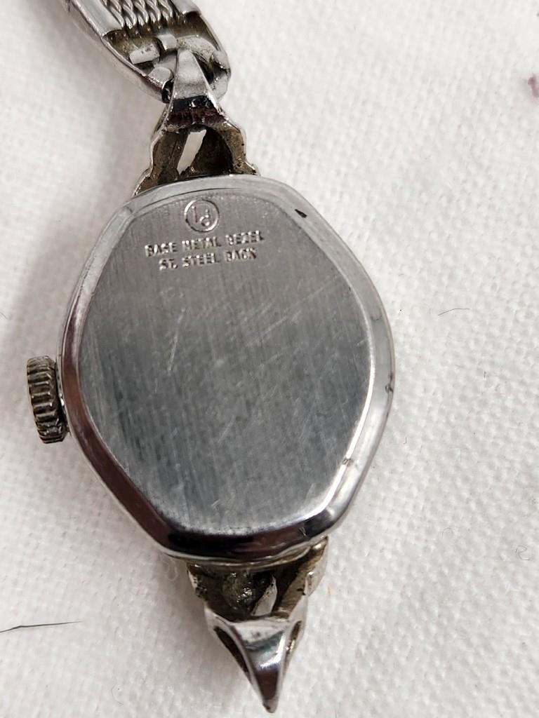 Vintage Waltham 17 Jewels Stainless Steel Wrist Watch – As Is