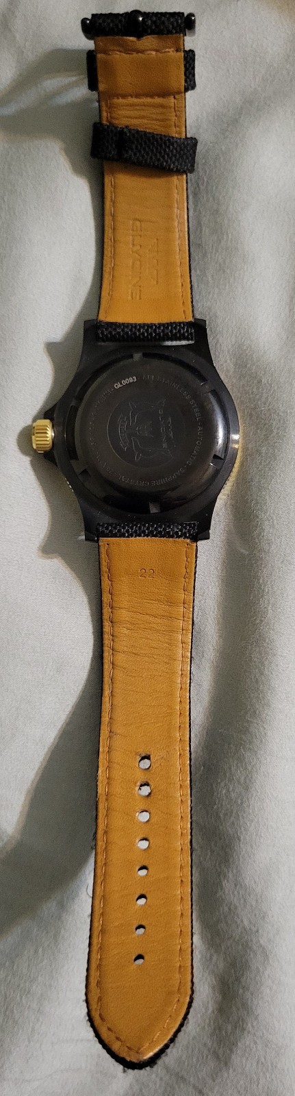 Glycine ” Golden Eye ” GL0093 42mm Automatik Men’s Watch – Black
