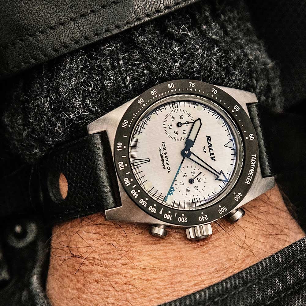 TOOL WATCH CO Rally Mechanical Quartz Hybrid Chronograph Steel Men’s Watch