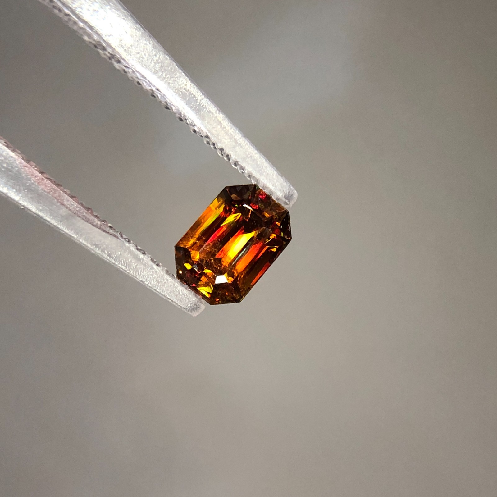 0.60 Ct Natural Full Fire Sphene Titanite Fancy Cut Gemstone For Jewellery