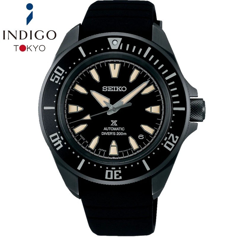 SEIKO PROSPEX SBDY133 SAMURAI Mechanical Automatic Diver Black 41.7mm Watch