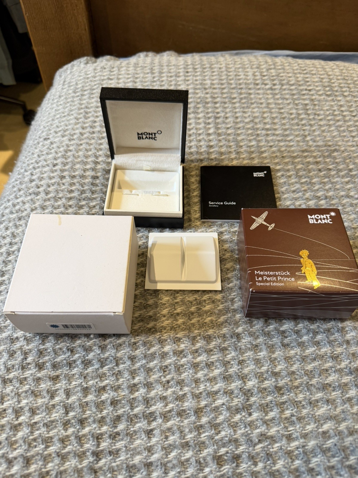 Montblanc Empty Cufflink Box Black *100% authentic and original* Le Petit Price