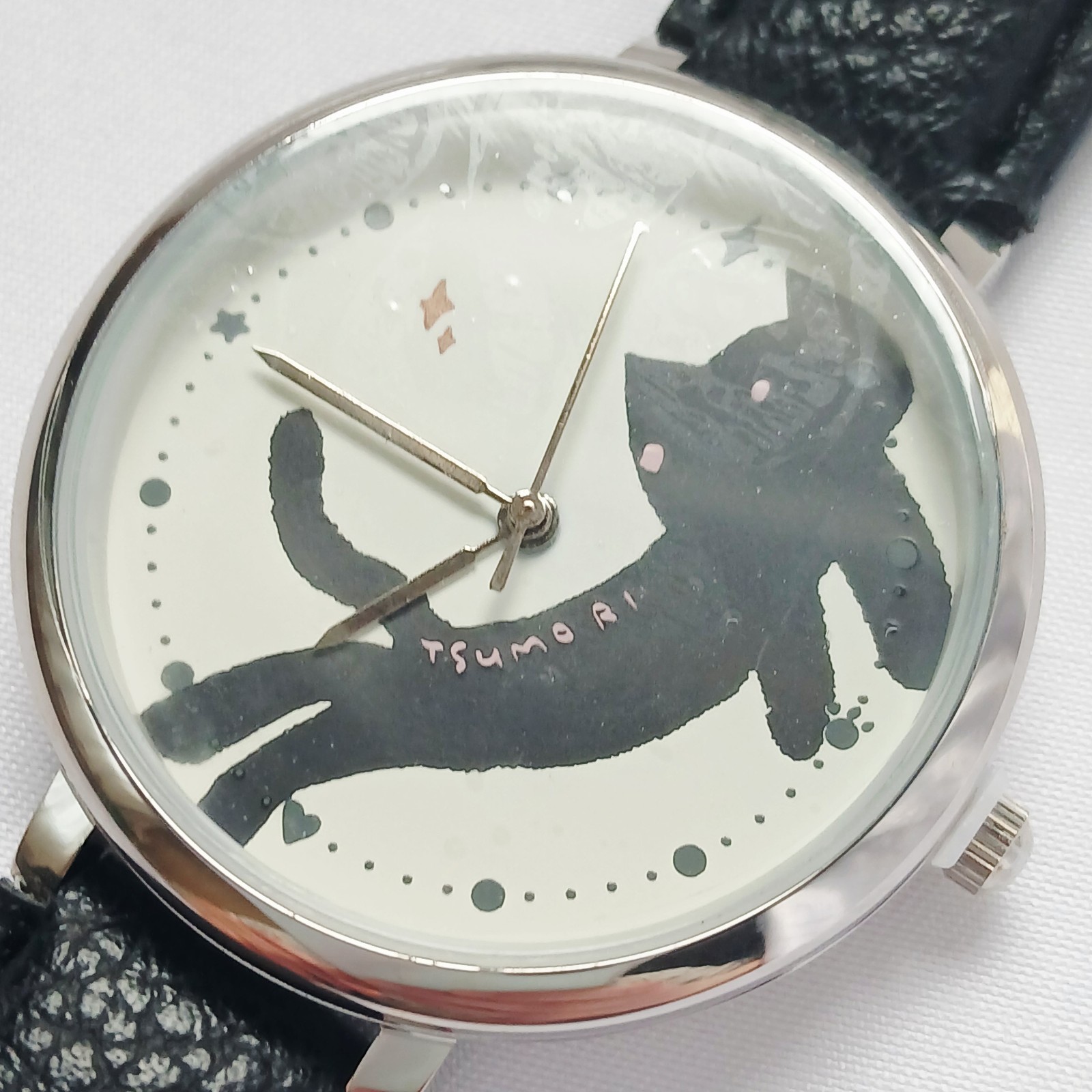 TSUMORI CHISATO Kirane Cat Watch TC-001 Nyan Qz Japan