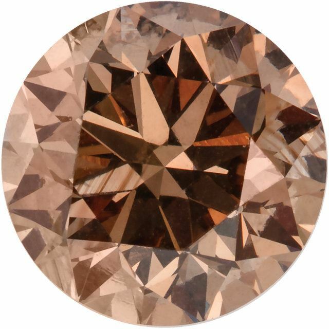 Natural Extra Fine Cognac Diamond – Round – VS2-SI1 – Africa – Extra Fine Grade
