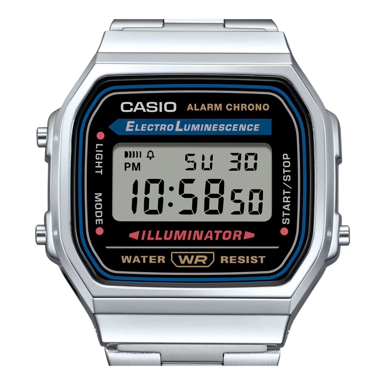 CASIO WATCH 80’S VINTAGE RETRO UNISEX A168WA-1 A168WA A168 12-MONTH WARANTY