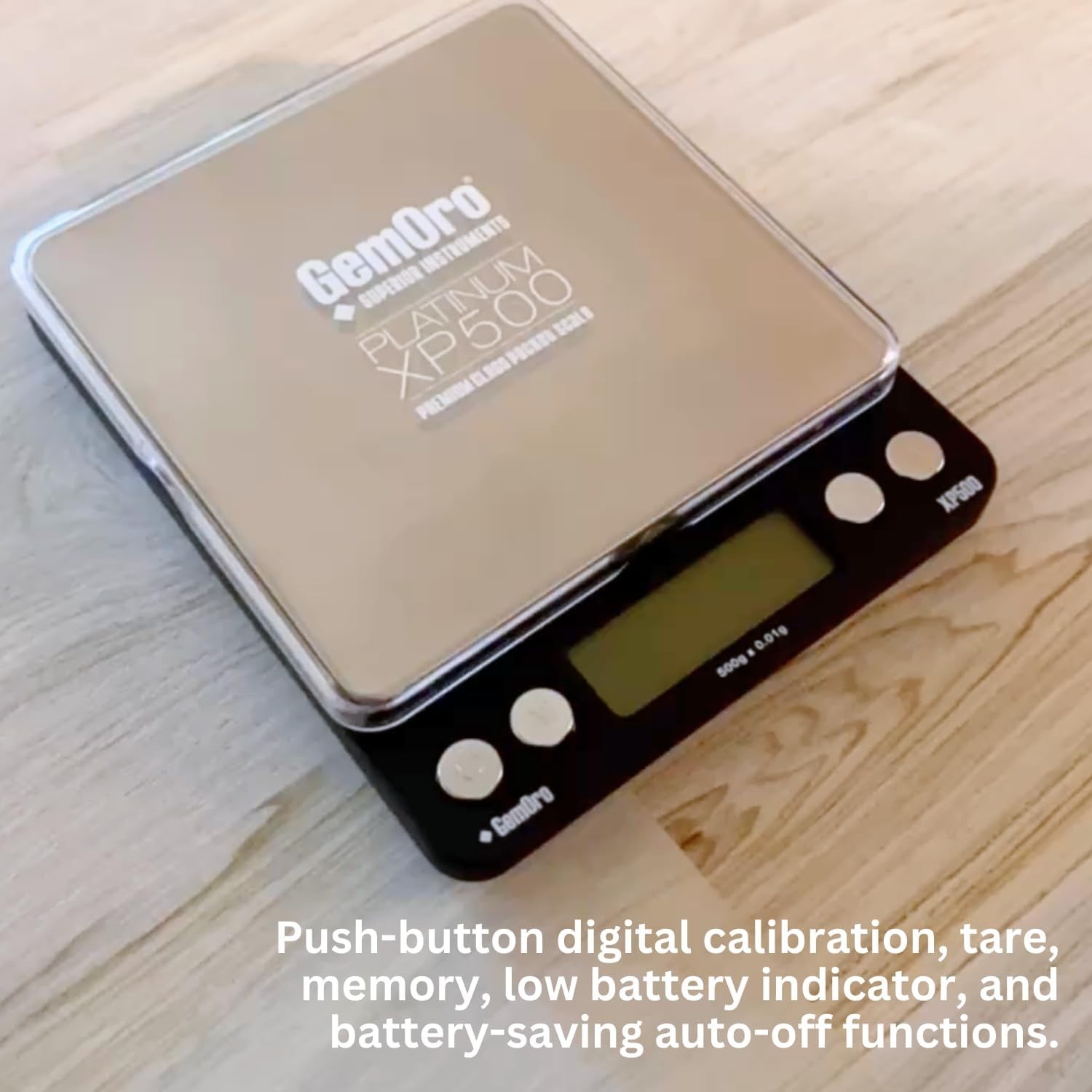 GemOro Platinum XP500 Jewelers Pocket Scale 500G X 001G Silver