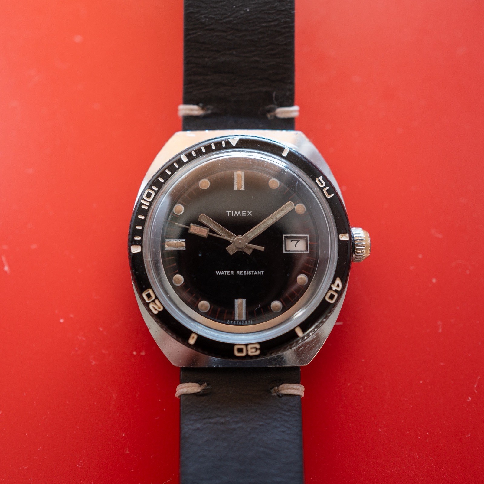 1971 Vintage Timex Marlin Dive Watch 27670-2571
