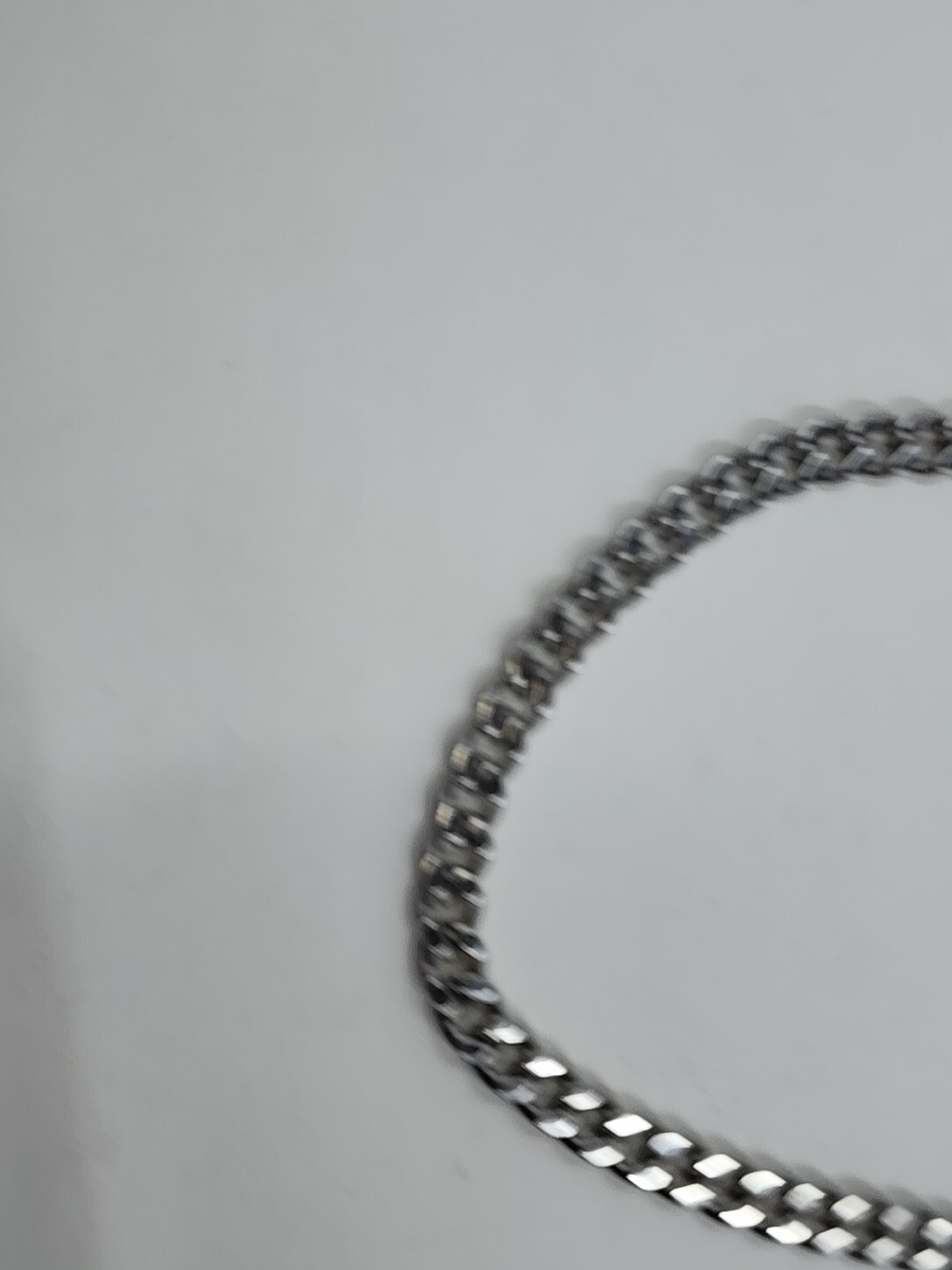 Diamonique Curb Link Collar for Dogs Stainless Stainless Steel