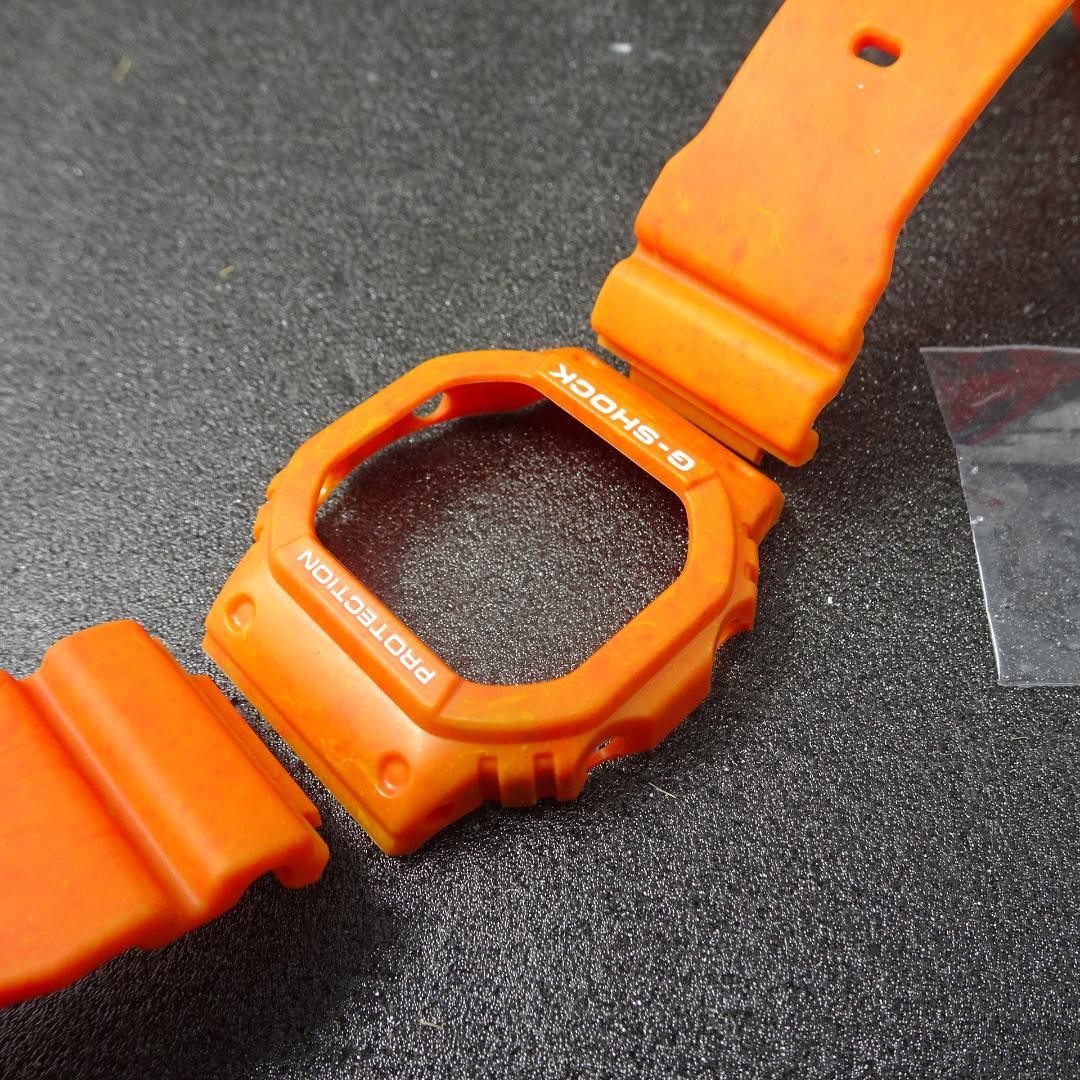 New G Shock DW5600WS 4 Bezel Belt Parts Orange