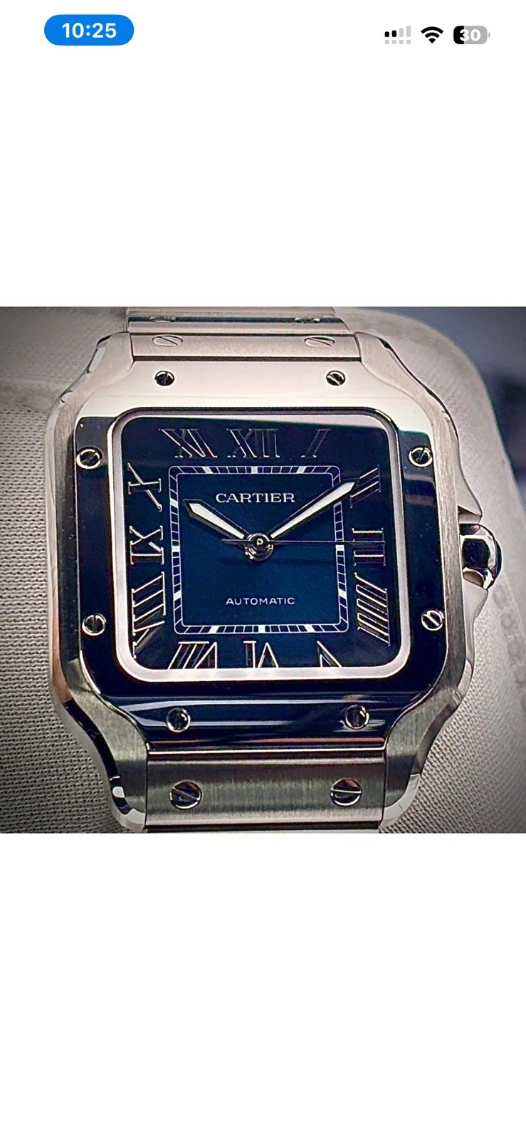 Cartier Santos de Cartier WSSA0063 Medium Blue Dial 2024