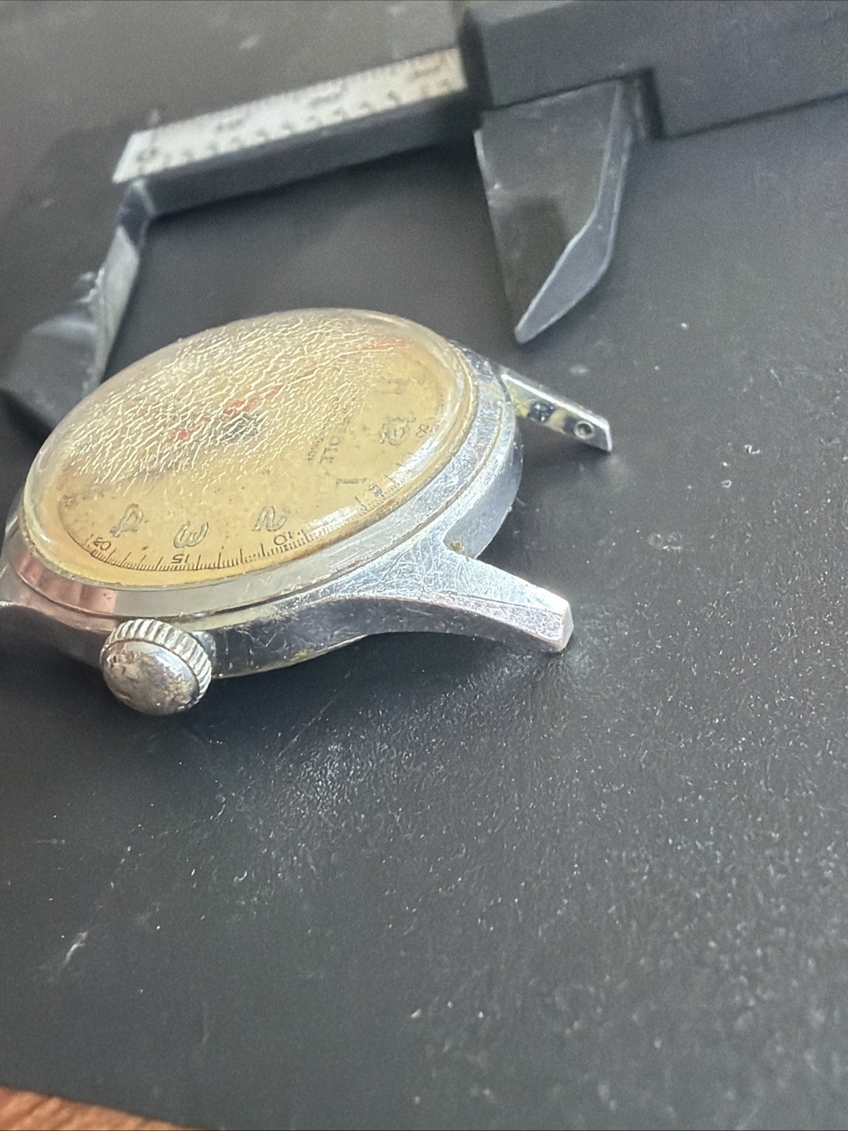 AZ18 VTG Mechanical Wind Aureole Mens 30+mm Watch Repair Sold As Is Conditions**