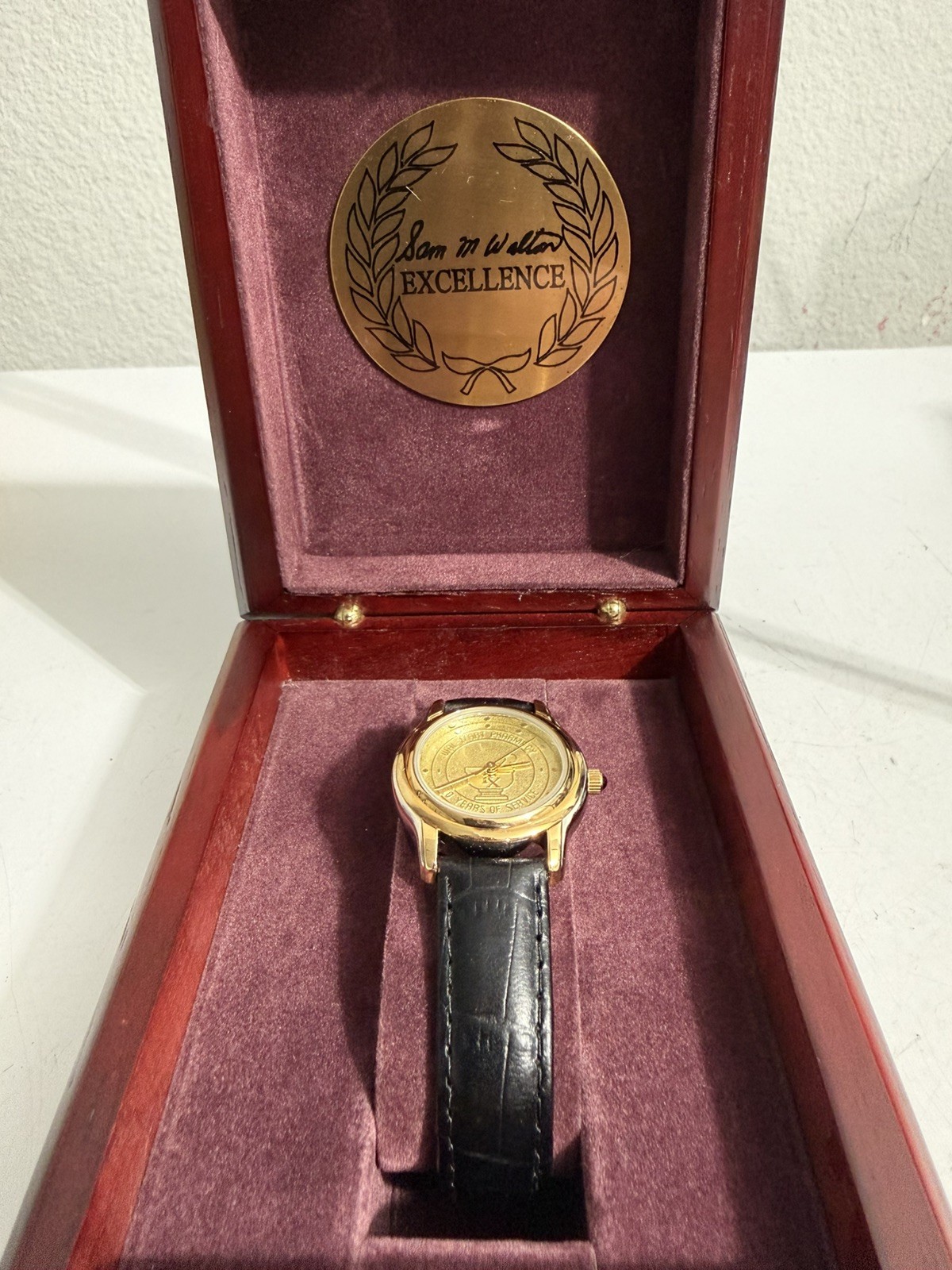 Berger & Co. Walmart Pharmacy 10 Years of Service Watch w/ Presentation Box