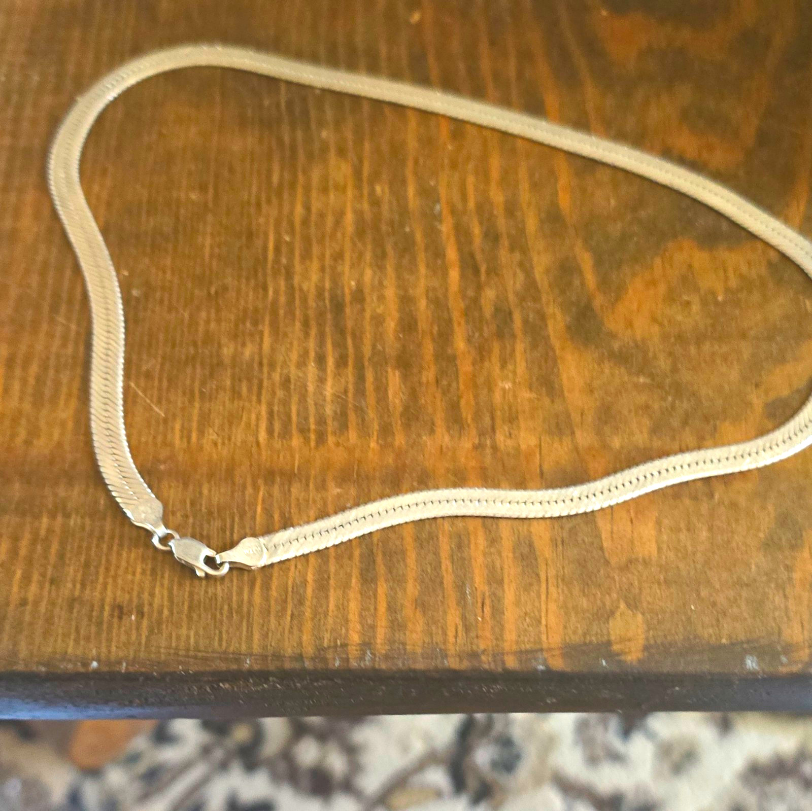 925 Sterling Silver Italian Chain Necklace w/ Lobster Clasp, Italy Sourced