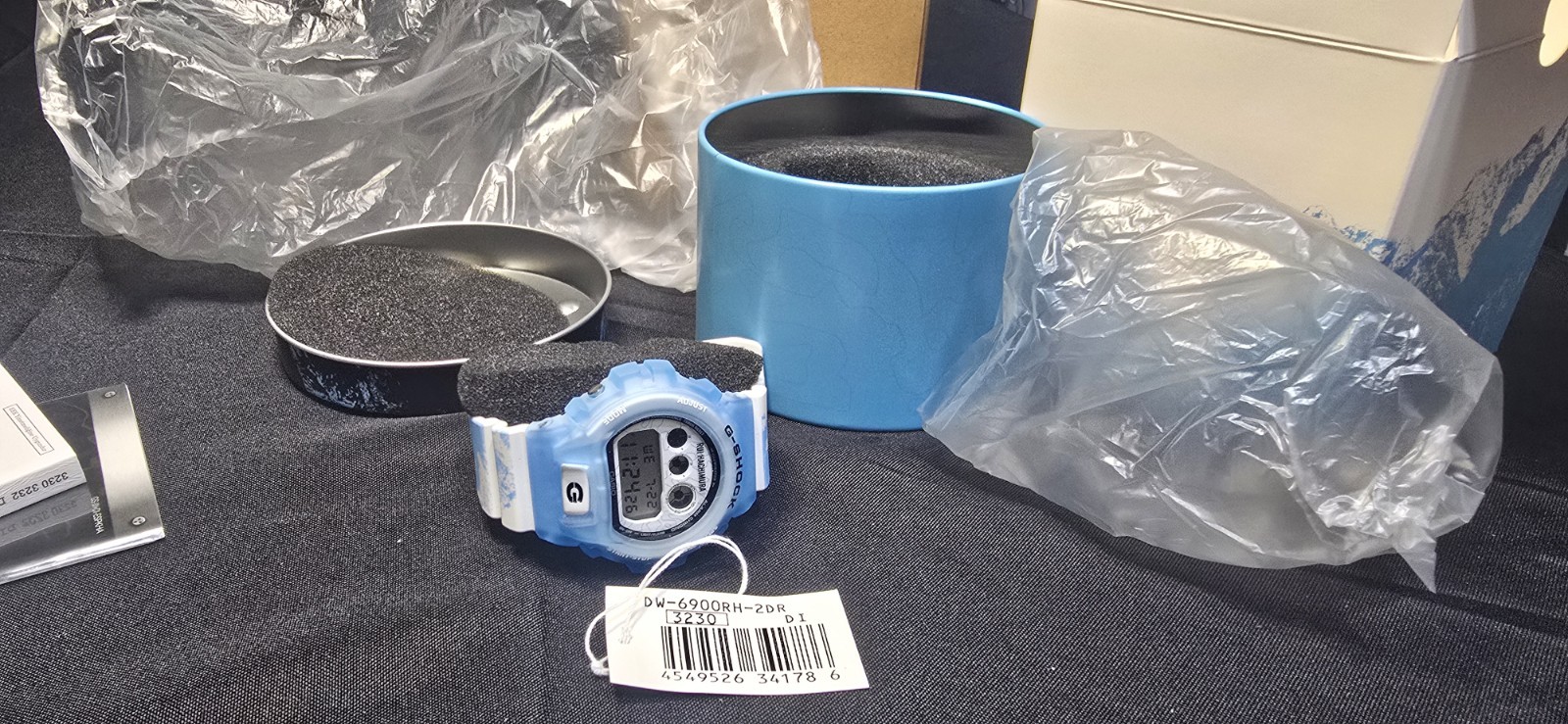 G-SHOCK DW-6900RH-2JR Digital Watch Rui Hachimura Signature Blue