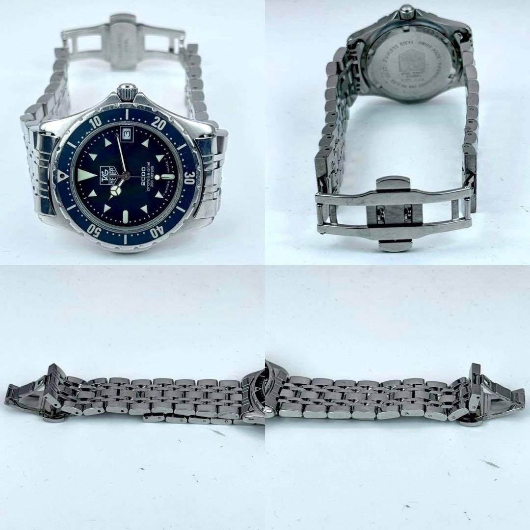 TAG Heuer Professional 200M 973.006 Quartz Black Dial Diver Watch 38mm